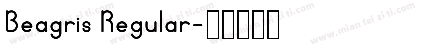 Beagris Regular字体转换
